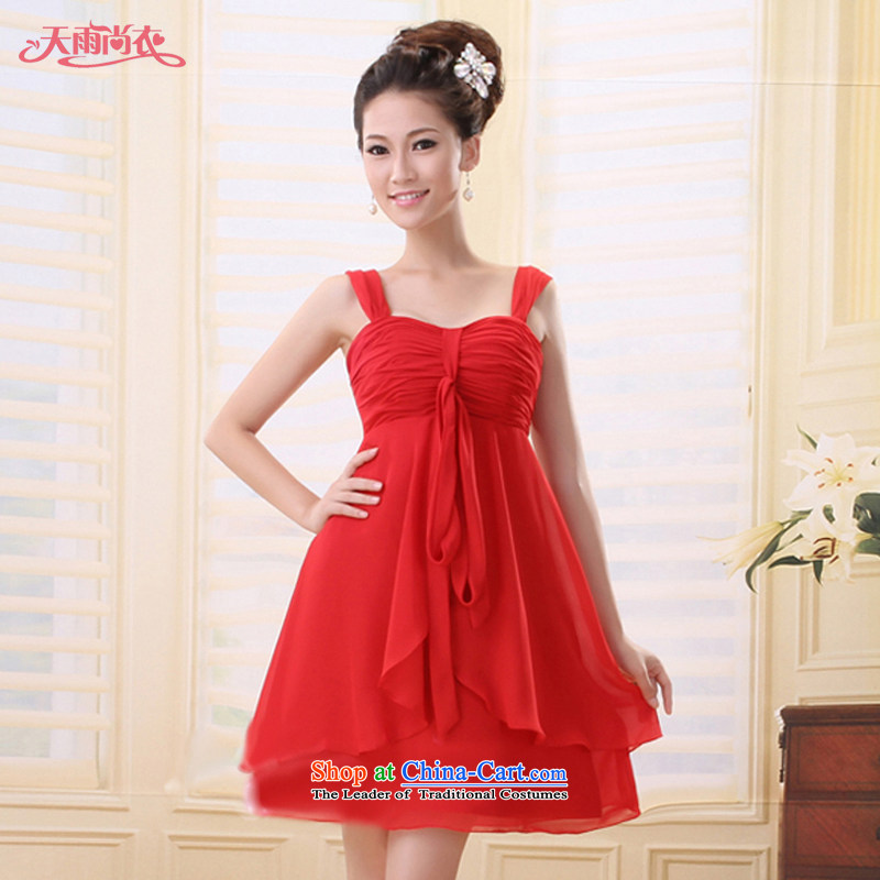 Rain Coat stylish bridal dresses was anointed marriage chest dresses cute short skirt bridesmaid Small hanging also lifting strap dress in multiple form factors LF111 M rain still Yi shopping on the Internet has been pressed.