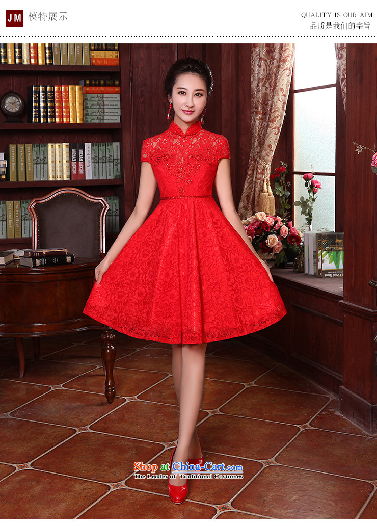 Clean the new 2015 Korean man Top Loin of pregnant women short version of the bows to small dress skirt marriages short dress stylish lace bow tie bows services red L picture, prices, brand platters! The elections are supplied in the national character of distribution, so action, buy now enjoy more preferential! As soon as possible.