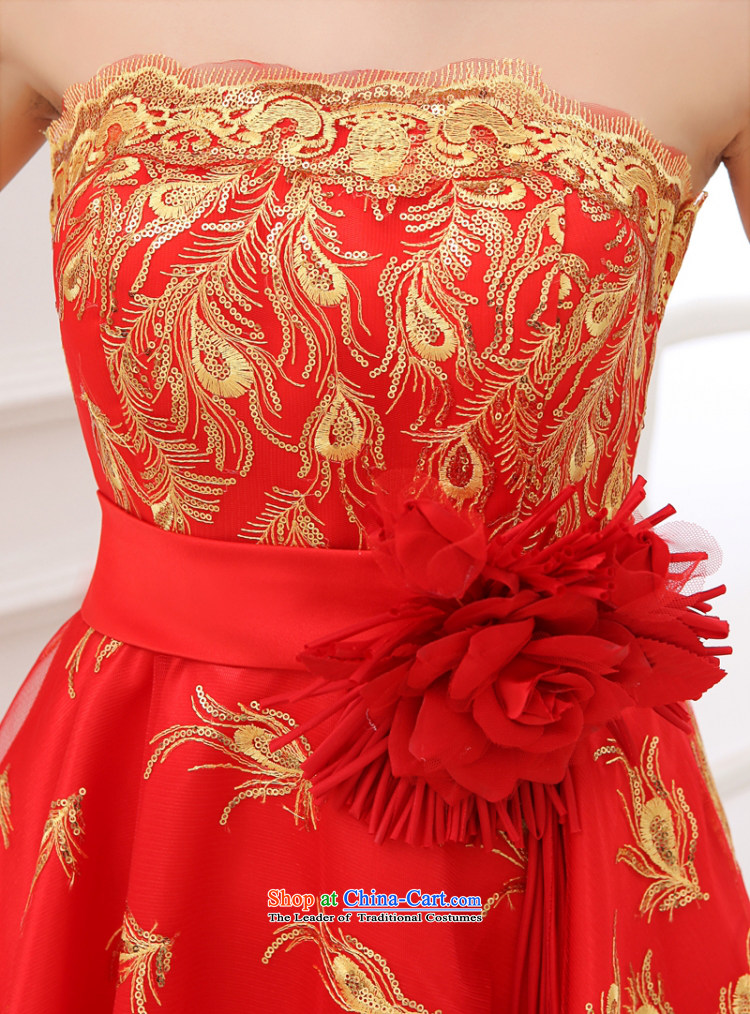 In accordance with the new 2015 Uganda on pregnant women wedding dresses brides before long after a short marriage lace red bridesmaid bows to the small red dress M picture, prices, brand platters! The elections are supplied in the national character of distribution, so action, buy now enjoy more preferential! As soon as possible.