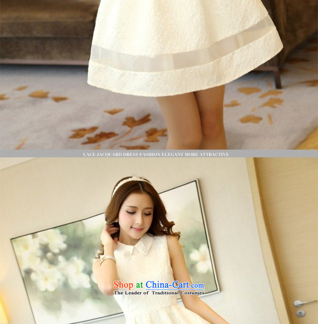 Juner China Philippines 2015 Spring New Korean Sau San sleeveless bridesmaid dress dresses bon bon skirt White M picture, prices, brand platters! The elections are supplied in the national character of distribution, so action, buy now enjoy more preferential! As soon as possible.