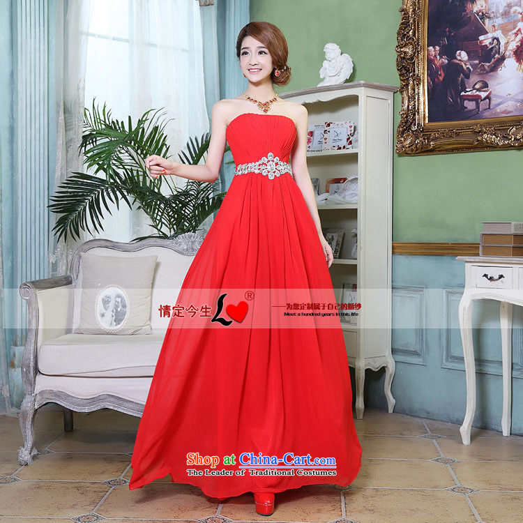 Love of the overcharged wedding dresses 2015 new Korean wiping the scoops long marriage bride banquet bows night female bridesmaid red XXXL picture, prices, brand platters! The elections are supplied in the national character of distribution, so action, buy now enjoy more preferential! As soon as possible.
