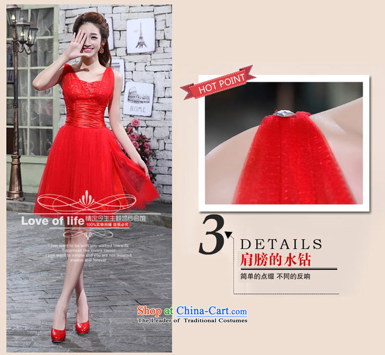Love of the overcharged shoulders red marriages bows evening dress uniform wedding-sized Foutune of short, Wedding Dress Female Red XXXL picture, prices, brand platters! The elections are supplied in the national character of distribution, so action, buy now enjoy more preferential! As soon as possible.
