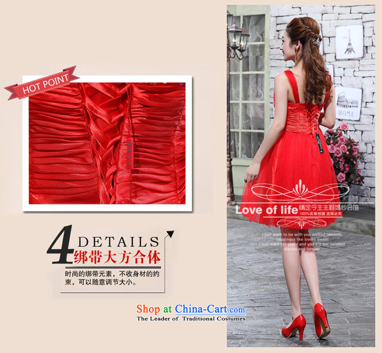 Love of the overcharged shoulders red marriages bows evening dress uniform wedding-sized Foutune of short, Wedding Dress Female Red XXXL picture, prices, brand platters! The elections are supplied in the national character of distribution, so action, buy now enjoy more preferential! As soon as possible.