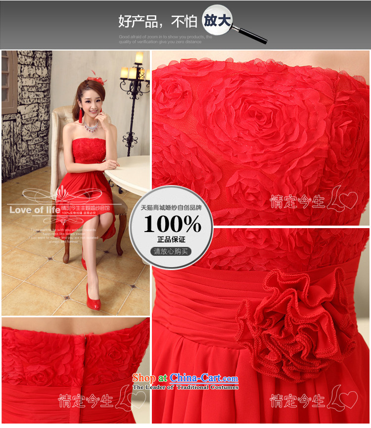 Love of the overcharged by 2015 new dress short of marriage and chest red chiffon bridesmaid bon bon skirt Sau San video lace thin red XL Photo, prices, brand platters! The elections are supplied in the national character of distribution, so action, buy now enjoy more preferential! As soon as possible.