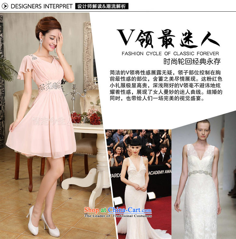 Love of the overcharged by 2015 new dress short skirt bride bridesmaid services serving the princess cuff bows wedding small short skirts Siu Fei cuff Pink Pink-FOUTUNE XS picture, prices, brand platters! The elections are supplied in the national character of distribution, so action, buy now enjoy more preferential! As soon as possible.