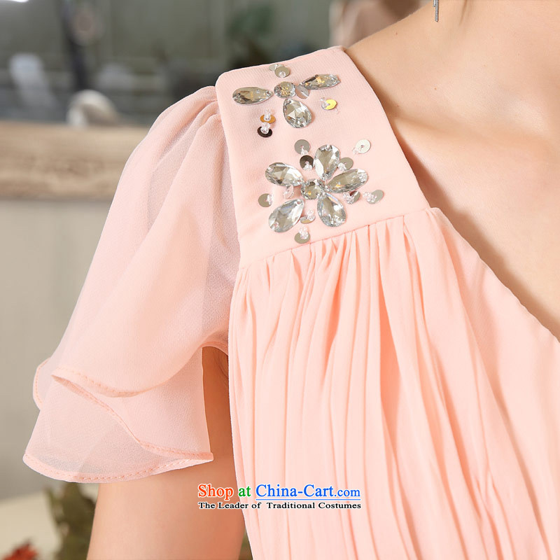 Love of the overcharged by 2015 new dress short skirt bride bridesmaid services serving the princess cuff bows wedding small short skirts Siu Fei cuff Pink Pink-FOUTUNE XS, love of the overcharged shopping on the Internet has been pressed.