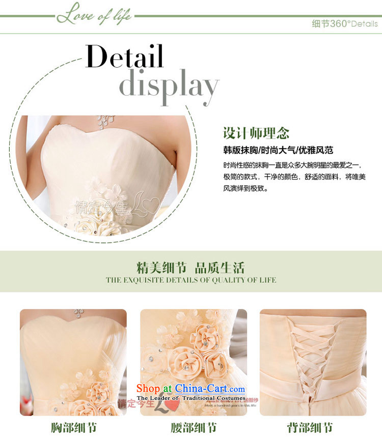 Love of the overcharged by 2015 new Wedding Dress Short of flowers and Chest dinner drink service bridesmaid bon bon skirt Sau San video thin wedding dress female white M picture, prices, brand platters! The elections are supplied in the national character of distribution, so action, buy now enjoy more preferential! As soon as possible.