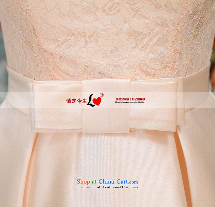 Love of the overcharged by 2015 new foutune-lace sweet short) Dolls collar bon bon skirt thin Korean Sau San video bows service wedding dress deep champagne XXL picture, prices, brand platters! The elections are supplied in the national character of distribution, so action, buy now enjoy more preferential! As soon as possible.