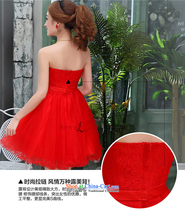 Love of the overcharged by 2015 new bridesmaid foutune-lace sweet short, red wedding dress female Sau San video thin bon bon skirt red XXXL picture, prices, brand platters! The elections are supplied in the national character of distribution, so action, buy now enjoy more preferential! As soon as possible.