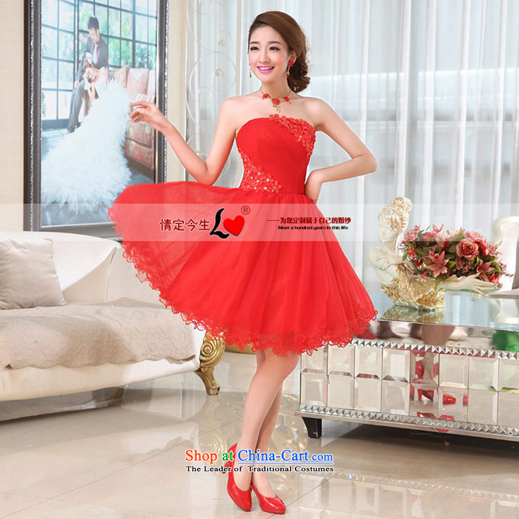 Love of the overcharged by 2015 new bridesmaid marriage bows evening dress short of Sau San video thin lace bon bon skirts and chest Korean Red XXL picture, prices, brand platters! The elections are supplied in the national character of distribution, so action, buy now enjoy more preferential! As soon as possible.