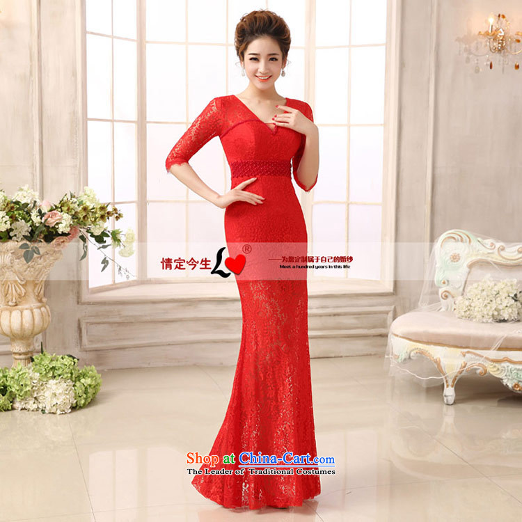 Love of the overcharged wedding dresses new marriages bows Services 2014 Red Dress long thin red Sau San S video picture, prices, brand platters! The elections are supplied in the national character of distribution, so action, buy now enjoy more preferential! As soon as possible.