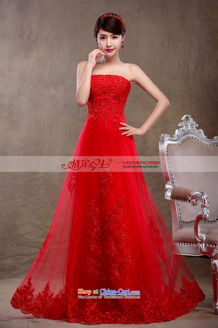 Love of the overcharged by 2015 new graphics thin red dress bride wedding dress wiping the chest long lace large bride wedding services red XS bows picture, prices, brand platters! The elections are supplied in the national character of distribution, so action, buy now enjoy more preferential! As soon as possible.