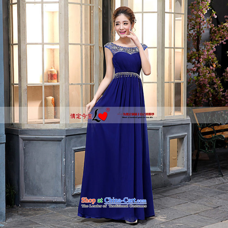 Love of the overcharged 2015 Spring/Summer bride wedding dress red evening drink service marriage will bridesmaid chief, BLUE L picture, prices, brand platters! The elections are supplied in the national character of distribution, so action, buy now enjoy more preferential! As soon as possible.