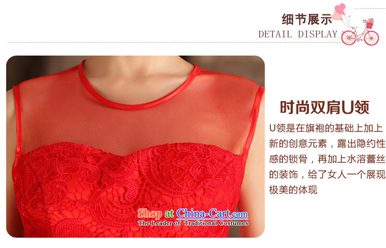 7 color tone won seven new version 2015 Summer lace short, Red Dress Bridal Services marriage L011 bows red L picture, prices, brand platters! The elections are supplied in the national character of distribution, so action, buy now enjoy more preferential! As soon as possible.