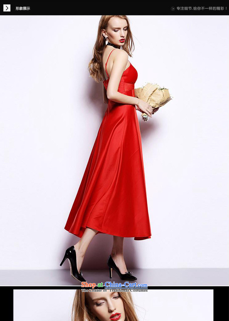 O wire Lin 2015 straps and sexy dresses evening dresses long female banquet bridesmaid Bridal Services Red S pictures transmitted, prices, brand platters! The elections are supplied in the national character of distribution, so action, buy now enjoy more preferential! As soon as possible.
