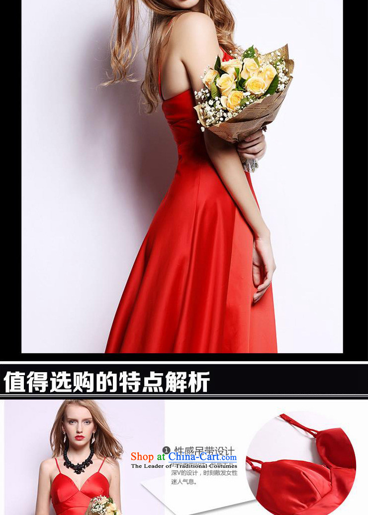 O wire Lin 2015 straps and sexy dresses evening dresses long female banquet bridesmaid Bridal Services Red S pictures transmitted, prices, brand platters! The elections are supplied in the national character of distribution, so action, buy now enjoy more preferential! As soon as possible.
