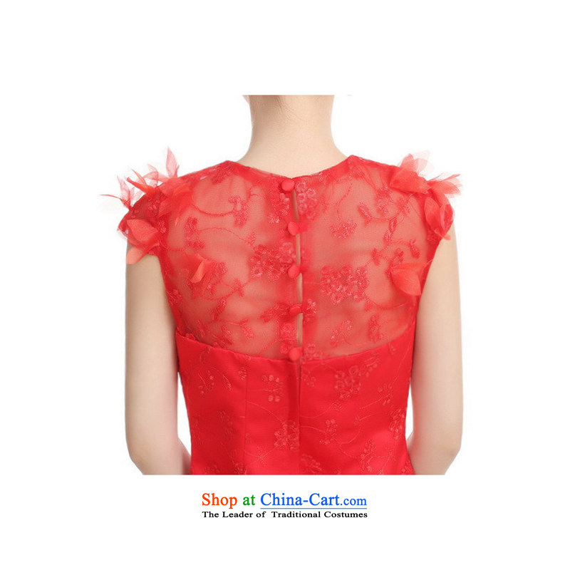 Shez&live Women 2014 bride bridesmaid bows small dress marriage shoulders lace the dinner show moderator xxl,shez&live,,, red dress shopping on the Internet
