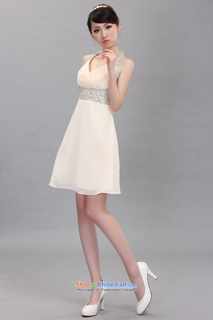 Shez&live Women 2014 bride bows evening dress short, Hang Sau San dress stars also chaired wedding dress champagne color L picture, prices, brand platters! The elections are supplied in the national character of distribution, so action, buy now enjoy more preferential! As soon as possible.