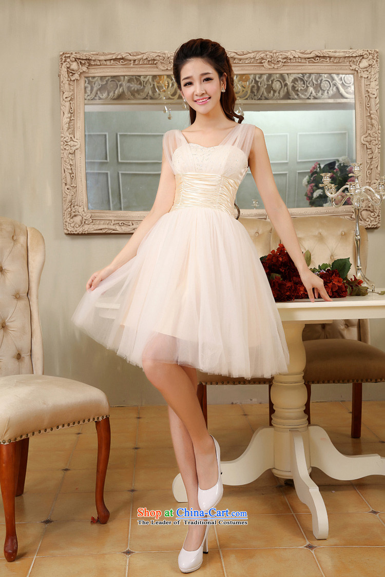 Rain-sang yi 2015 new marriage short, bon bon Princess Bride dress betrothal small bridesmaid sister LF177 dress with champagne color tailored picture, prices, brand platters! The elections are supplied in the national character of distribution, so action, buy now enjoy more preferential! As soon as possible.