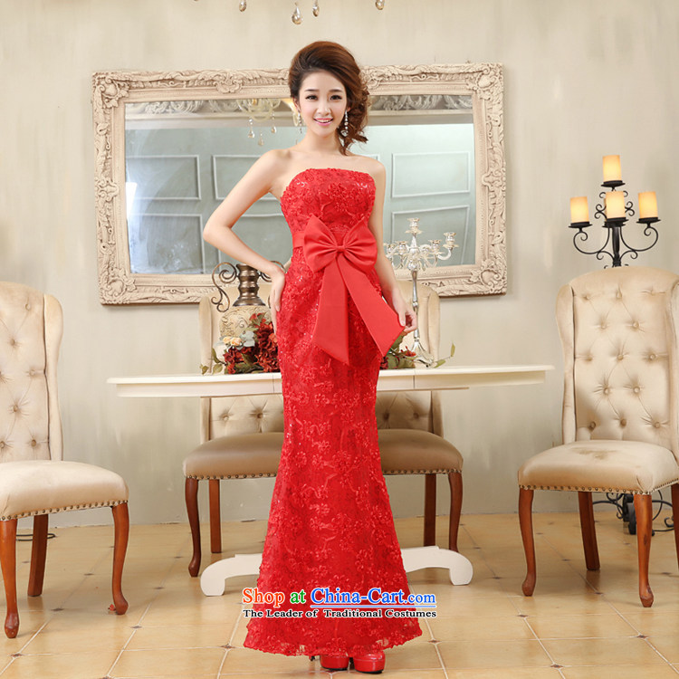 Rain was anointed with the new 2015 Yi chest red long bride wedding dress moderator will serve LF175 bows red tailored picture, prices, brand platters! The elections are supplied in the national character of distribution, so action, buy now enjoy more preferential! As soon as possible.
