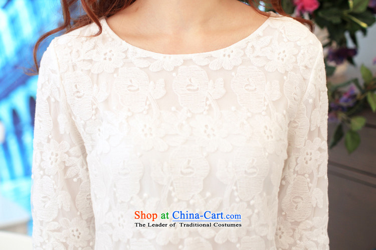 In  2015, the new card engraving lace in Sau San cuff dress dresses  SW15015 White M picture, prices, brand platters! The elections are supplied in the national character of distribution, so action, buy now enjoy more preferential! As soon as possible.