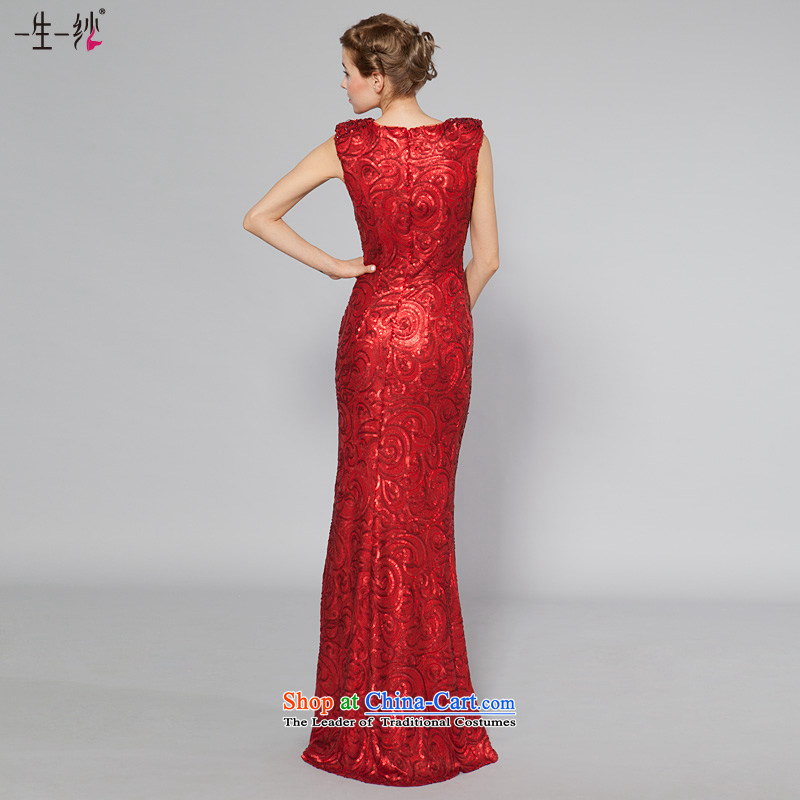 A lifetime of 2015 New wedding dress western dress on-chip Sau San Bridal Services 40241052 bows red 155/80A thirtieth day pre-sale, a Lifetime yarn , , , shopping on the Internet