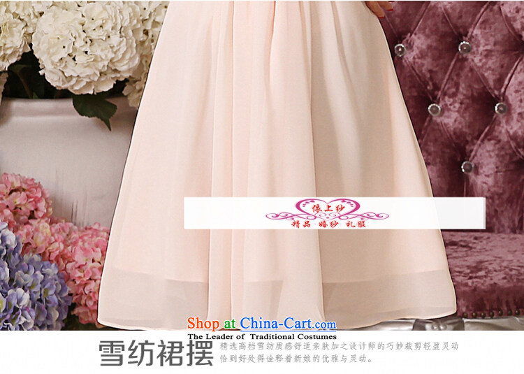 Yong-yeon and 2015 new summer gown hanging also transmitted Small Service Bridal short of the chiffon short evening dress Sau San dress champagne color S picture, prices, brand platters! The elections are supplied in the national character of distribution, so action, buy now enjoy more preferential! As soon as possible.