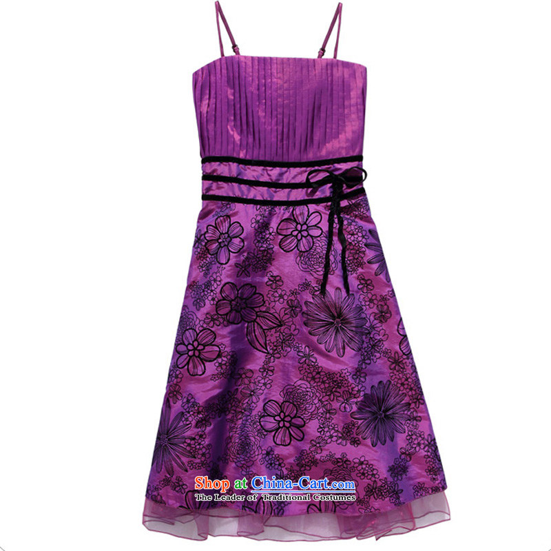 Large fat mm Jk2.yy evening dress straps lamings value women spend a lint-free field he show banquet dress skirt purple XL 115-135 for a catty ,JK2.YY,,, shopping on the Internet