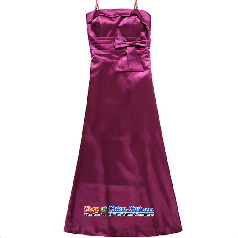 Li and the Western big temperament strap Top Loin of large plus a skirt back tightness strap evening dress annual meeting under the auspices of dress purple XXXL 155-175 suitable for that achievement and shopping on the Internet has been pressed.