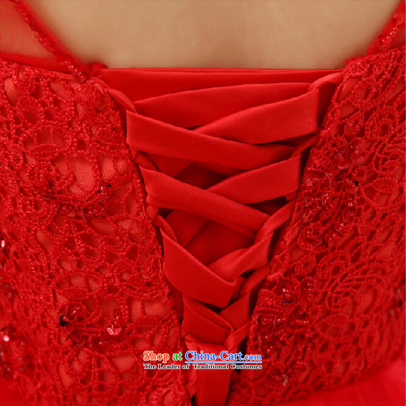 Yong-yeon and 2015 New Red bows to the bride pregnant women serving toasting champagne stylish wedding dress short of pregnant women dress red , L, Yong-yeon and shopping on the Internet has been pressed.