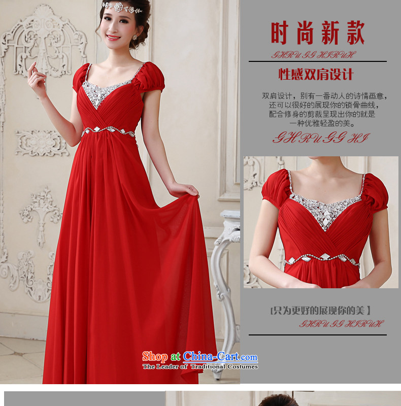 Talk to Her dress red long evening marriages bows services with a shoulder for maximum code field pregnant women dress Korean Top Loin of female replace door onto Red XL Photo, prices, brand platters! The elections are supplied in the national character of distribution, so action, buy now enjoy more preferential! As soon as possible.