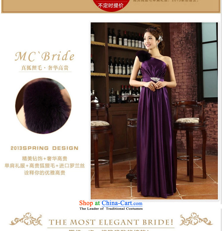 In the early 2015 new man dress marriages bows long gown banquet shoulder fox gross autumn and winter and sexy dress purple XXL picture, prices, brand platters! The elections are supplied in the national character of distribution, so action, buy now enjoy more preferential! As soon as possible.