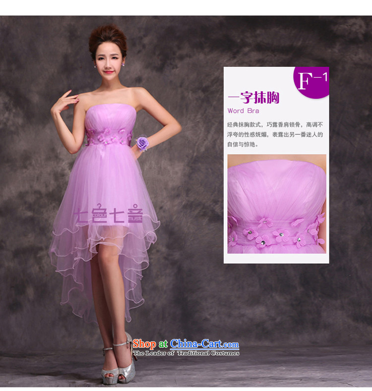 7 Color 7 tone Korean bridesmaid in 2015 evening dresses purple solid color banding short, sister performed small dress L016 purple F S picture, prices, brand platters! The elections are supplied in the national character of distribution, so action, buy now enjoy more preferential! As soon as possible.