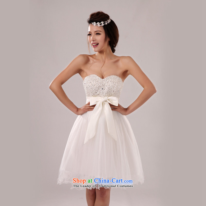 Baby bride 2014 wedding dresses and chest bridesmaid small dress betrothal festival evening dresses services under the auspices of the sister skirt dress White XL, darling brides skirt (BABY BPIDEB) , , , shopping on the Internet
