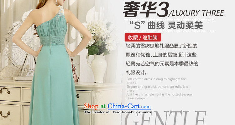 Talk to her new 2015 long dresses to align the shoulder is elegant and modern bridesmaid services under the auspices of evening service for larger video thin dress photo color chaired S picture, prices, brand platters! The elections are supplied in the national character of distribution, so action, buy now enjoy more preferential! As soon as possible.