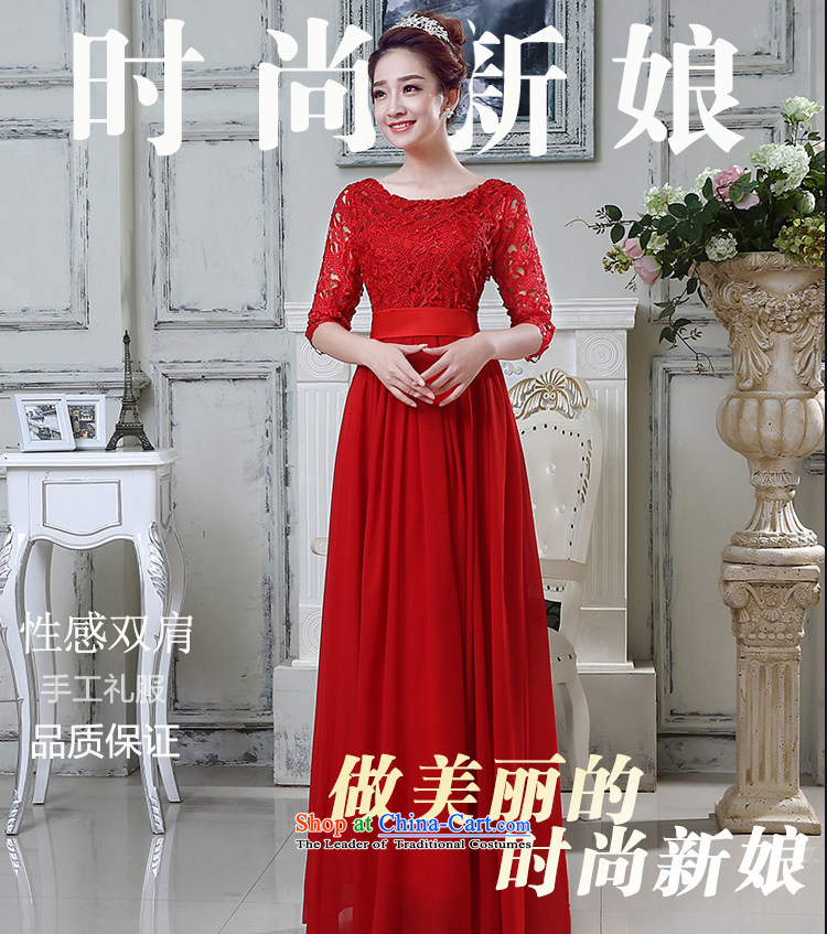Rain-sang yi 2015 new bride wedding dress back door bows services will sense of fashion lace short skirts LF193 red long tailored picture, prices, brand platters! The elections are supplied in the national character of distribution, so action, buy now enjoy more preferential! As soon as possible.