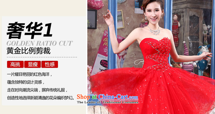 Talk to Her New Red Dress 2015 married women serving with chest integrated bows with lace stylish Sweet dress Sau San RED M picture, prices, brand platters! The elections are supplied in the national character of distribution, so action, buy now enjoy more preferential! As soon as possible.