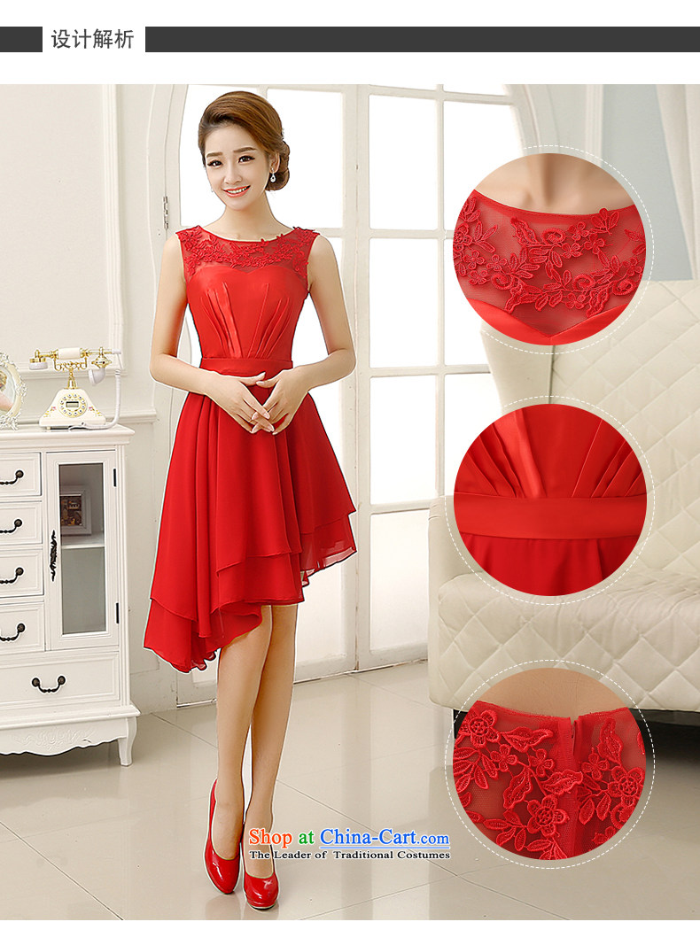 Rain-sang Yi marriages 2015 new dresses wedding red lace stylish bows services bridesmaid Short, sweet little dress LF201 RED XXL picture, prices, brand platters! The elections are supplied in the national character of distribution, so action, buy now enjoy more preferential! As soon as possible.