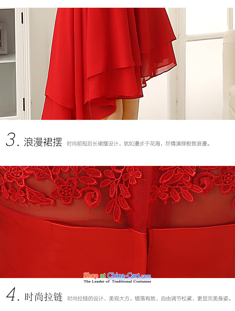 Rain-sang Yi marriages 2015 new dresses wedding red lace stylish bows services bridesmaid Short, sweet little dress LF201 RED XXL picture, prices, brand platters! The elections are supplied in the national character of distribution, so action, buy now enjoy more preferential! As soon as possible.