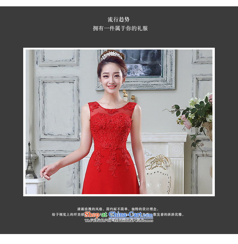 Rain-sang Yi marriages 2015 new red wedding dresses long stylish elegance to align the service bows lace dresses LF206 RED L picture, prices, brand platters! The elections are supplied in the national character of distribution, so action, buy now enjoy more preferential! As soon as possible.