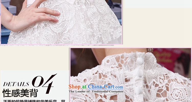 Talk to her new 2015 short white, wedding bridesmaid services lace Princess Korean betrothal small dress, declares dress white L picture, prices, brand platters! The elections are supplied in the national character of distribution, so action, buy now enjoy more preferential! As soon as possible.
