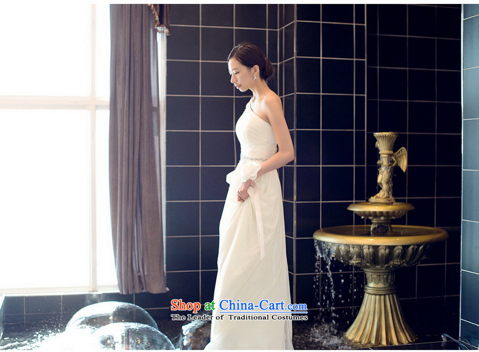 The sponsors of the 2015 New LAURELMARY, Korean lovely shoulder chiffon manually Stitch pearl small A swing style to align the Sau San bridal dresses White M 85 Waist69) picture chest, prices, brand platters! The elections are supplied in the national character of distribution, so action, buy now enjoy more preferential! As soon as possible.