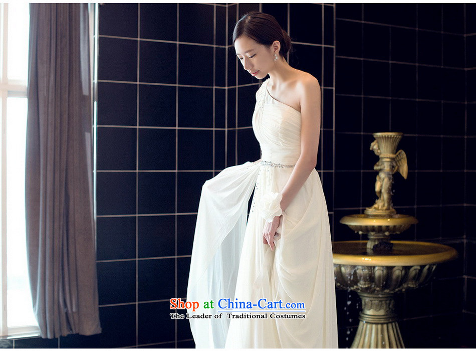 The sponsors of the 2015 New LAURELMARY, Korean lovely shoulder chiffon manually Stitch pearl small A swing style to align the Sau San bridal dresses White M 85 Waist69) picture chest, prices, brand platters! The elections are supplied in the national character of distribution, so action, buy now enjoy more preferential! As soon as possible.