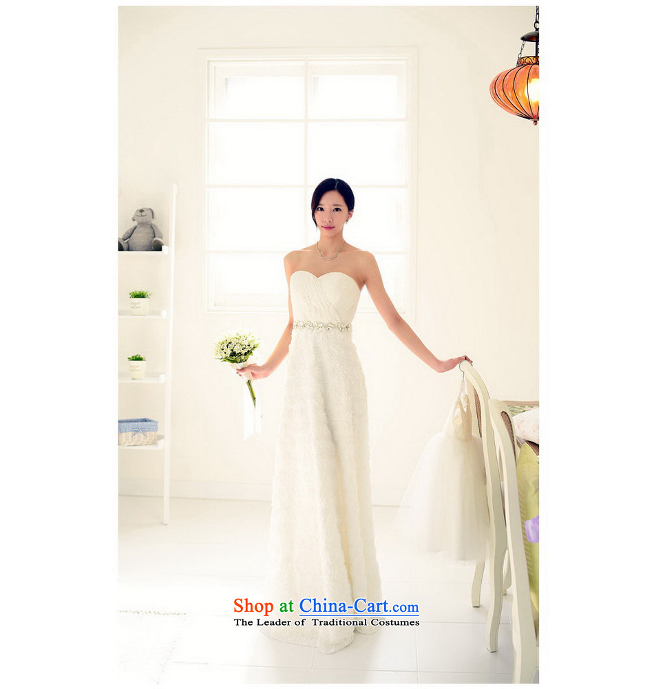 The sponsors of the 2015 New LAURELMARY, Korean sweet words to align the Sau San brides chest dress White M chest 85 Waist69) Picture, prices, brand platters! The elections are supplied in the national character of distribution, so action, buy now enjoy more preferential! As soon as possible.