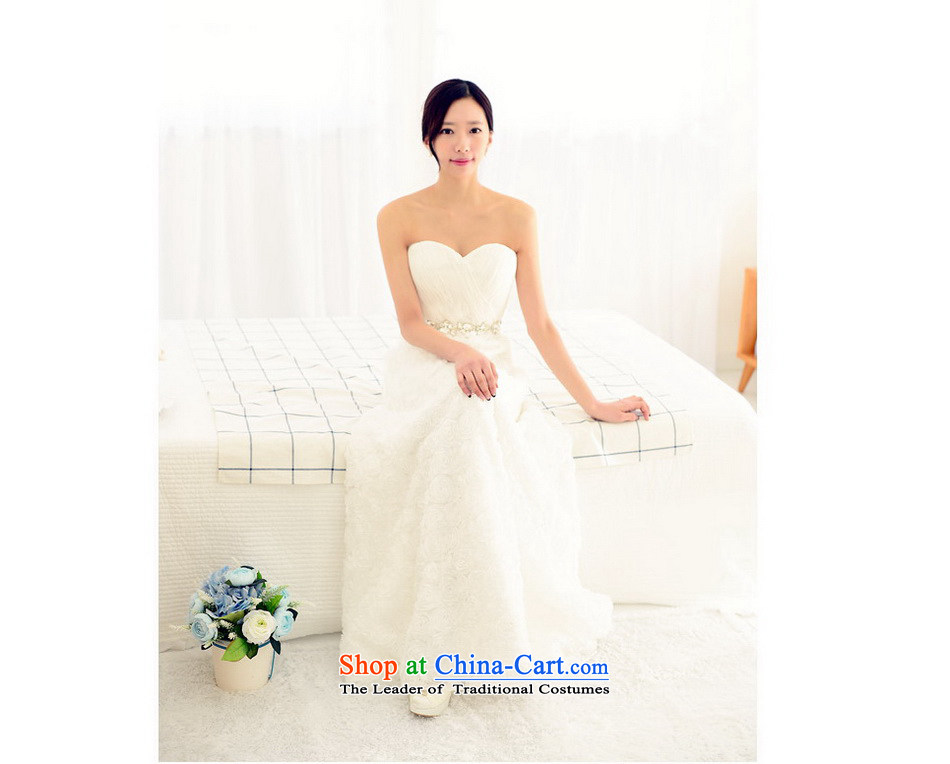 The sponsors of the 2015 New LAURELMARY, Korean sweet words to align the Sau San brides chest dress White M chest 85 Waist69) Picture, prices, brand platters! The elections are supplied in the national character of distribution, so action, buy now enjoy more preferential! As soon as possible.