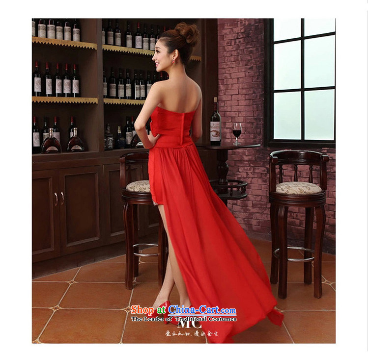 In the early 2015 new man marriages wedding dresses before long after a short skirt and dress small chest bridesmaid services evening dresses red XXL picture, prices, brand platters! The elections are supplied in the national character of distribution, so action, buy now enjoy more preferential! As soon as possible.