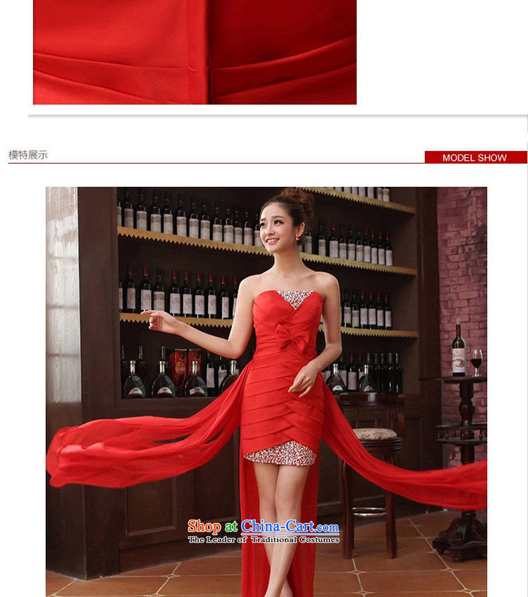 In the early 2015 new man marriages wedding dresses before long after a short skirt and dress small chest bridesmaid services evening dresses red XXL picture, prices, brand platters! The elections are supplied in the national character of distribution, so action, buy now enjoy more preferential! As soon as possible.