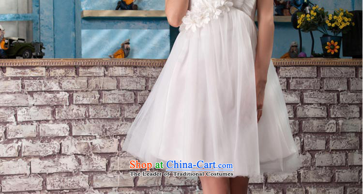 Talk to Her Wedding dress marriages bows services evening dresses new 2015 moderator bridesmaid Dress Short of female white L images of the breast, prices, brand platters! The elections are supplied in the national character of distribution, so action, buy now enjoy more preferential! As soon as possible.