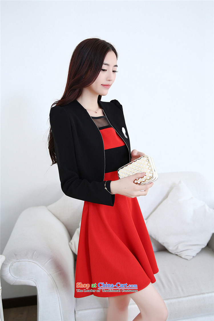 Definition of the style of the new Korean autumn 2015 edition, knitting stylish Sau San two kits bridesmaid dress dresses QY1056 black M code picture, prices, brand platters! The elections are supplied in the national character of distribution, so action, buy now enjoy more preferential! As soon as possible.