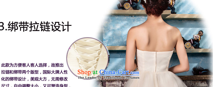 Talk to her new 2015 bridesmaid service, wedding dresses and small strap chest bon bon skirt Korean bows dress champagne color L picture, prices, brand platters! The elections are supplied in the national character of distribution, so action, buy now enjoy more preferential! As soon as possible.